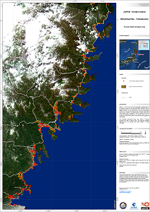 Map produced on 14/03/2011 covering Minamisanriku to Yamada sector